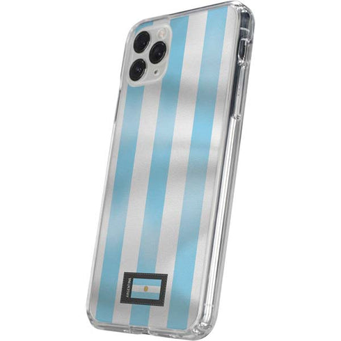 Argentina Soccer Flag iPhone 11 Pro Clear Case